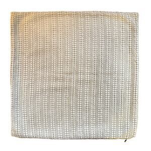Pottery Barn Honeycomb Waffle Weave Pillow Cover 24x24 Beige Neutral Cotton Sham
